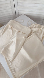 SATIN CAMI + WIDE-LEG PANT SET