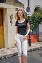 STRETCH CAPRI PANTS