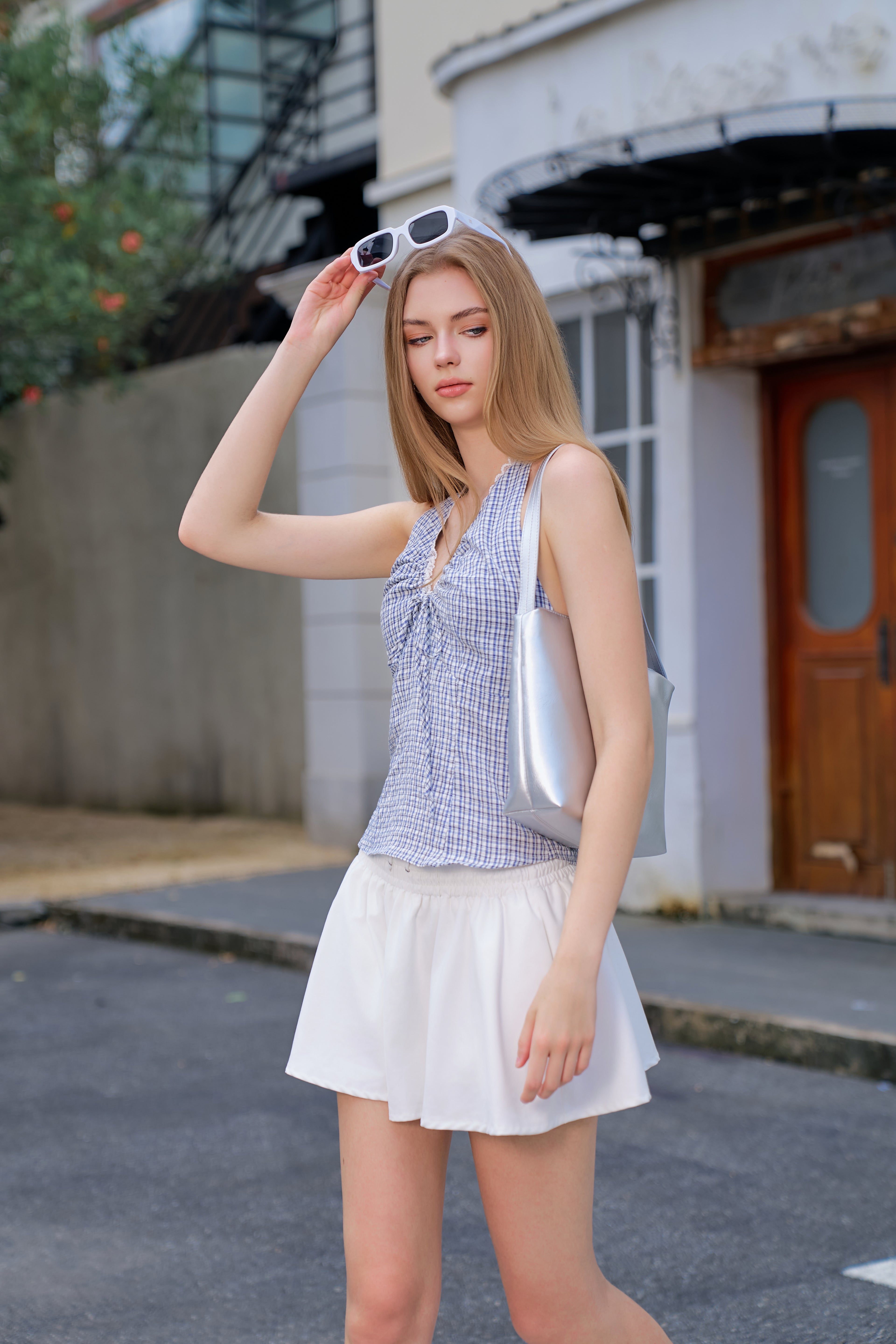 PICNIC HALTER TOP