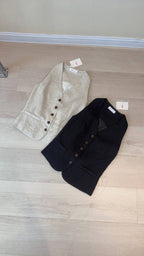 TAILORED BUTTON VEST