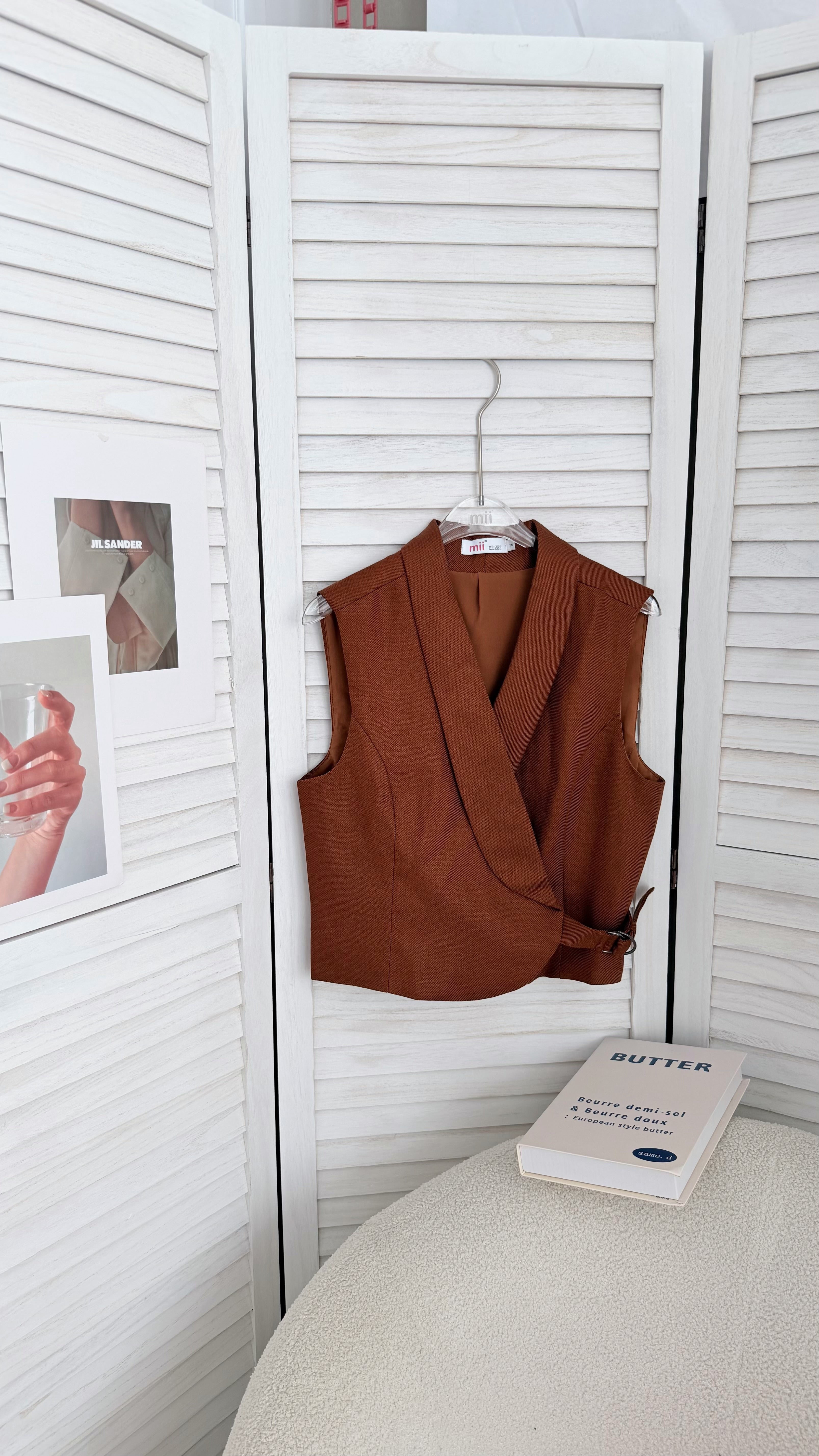 WRAP TAILORED VEST