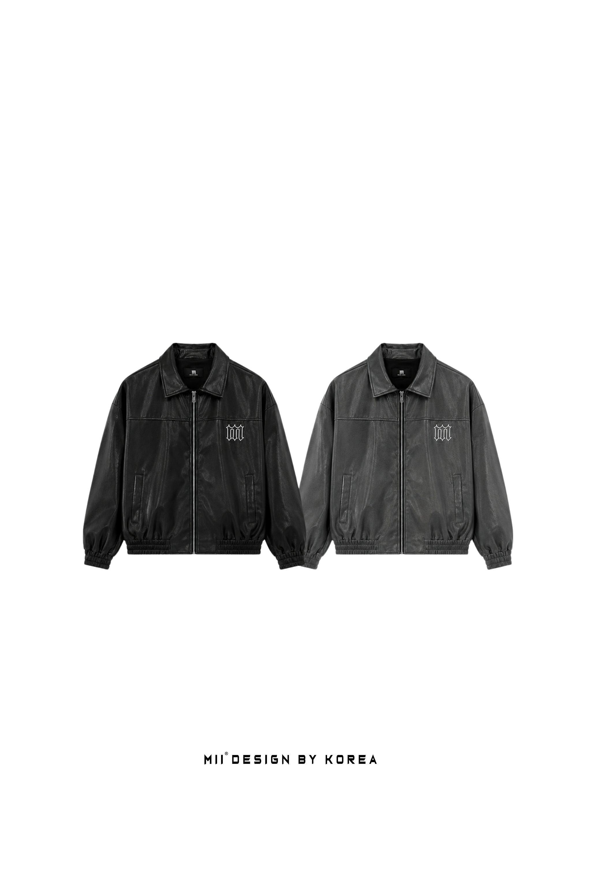 SHADOW LEATHER BOMBER
