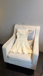 SAILOR BOW KNIT DRESS