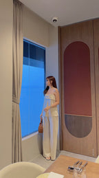 SATIN CAMI + WIDE-LEG PANT SET