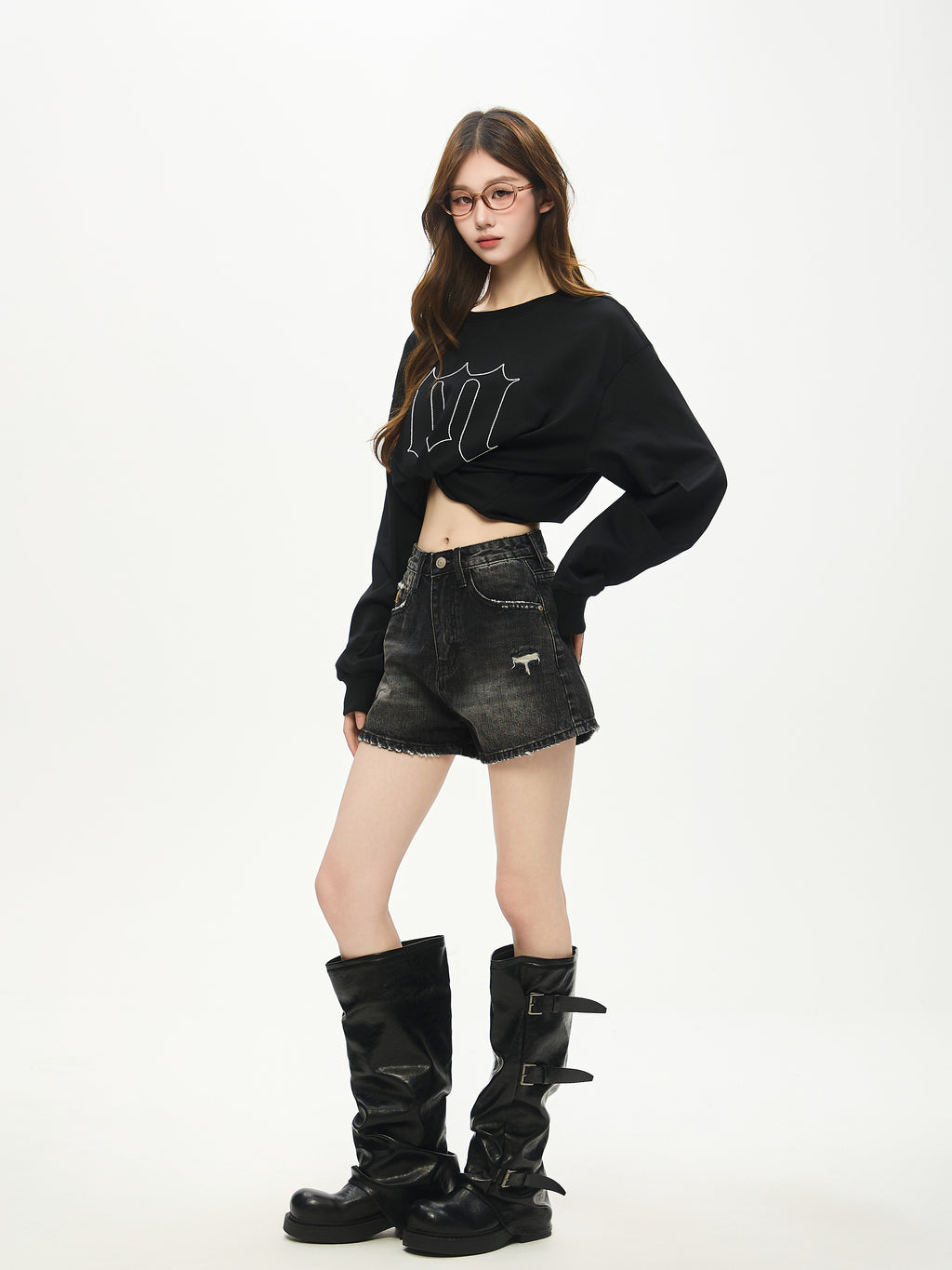 CHUNKY BUCKLE BOOTS