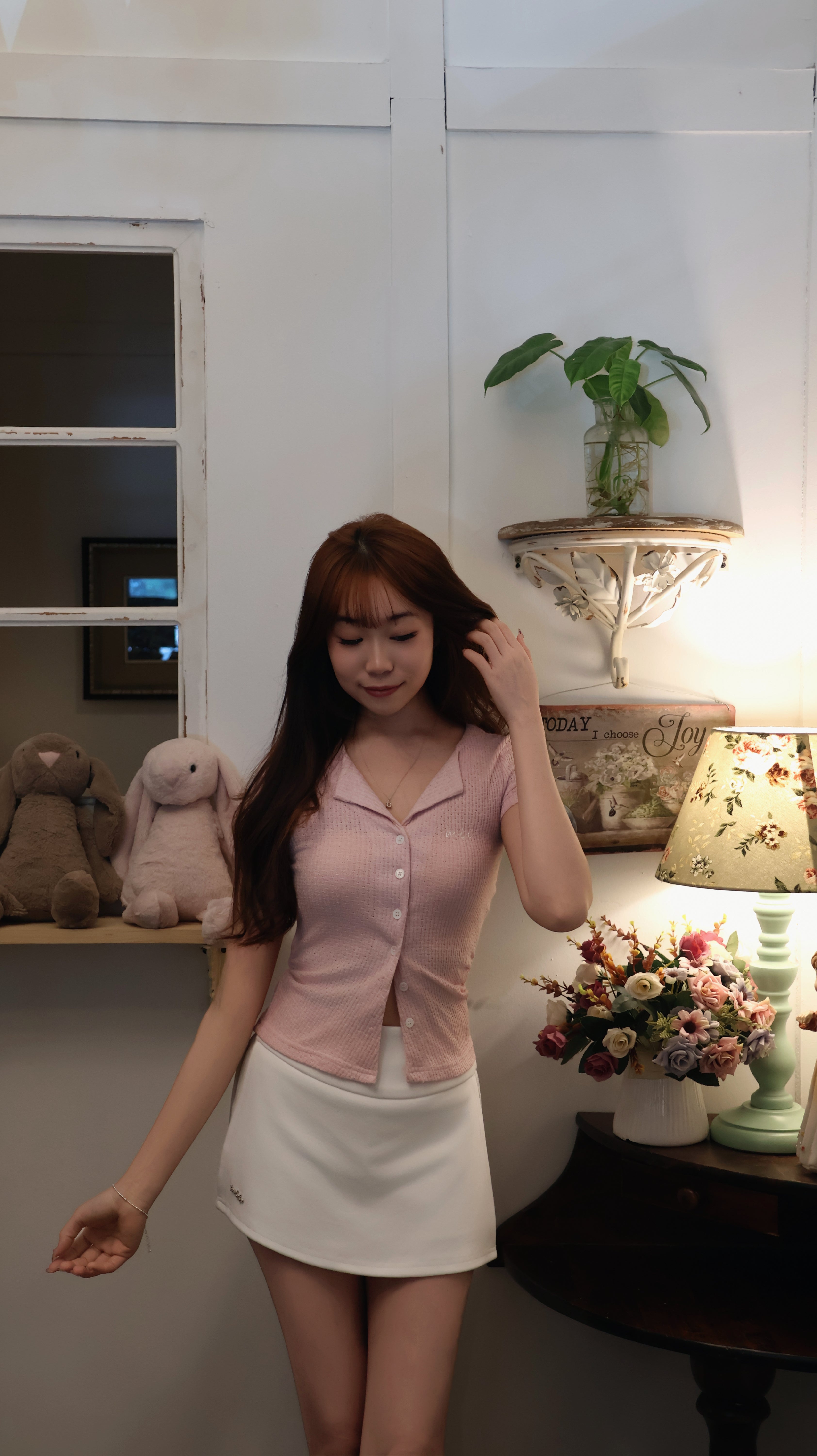WAFFLE BUTTON TOP