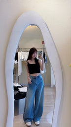 ARC BARREL JEAN WITH BELT
