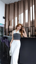 RIBBON CORSET TOP