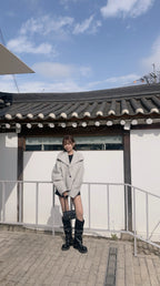 SOFT WOOL SHAWL JACKET