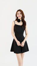 ROSETTE CHARM MINI DRESS