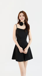 ROSETTE CHARM MINI DRESS