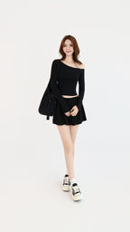 ONE SHOULDER TOP