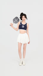ALTHLETIC MESH CROPLETIC MESH TOP
