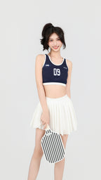 ALTHLETIC MESH CROPLETIC MESH TOP