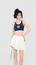 ALTHLETIC MESH CROPLETIC MESH TOP