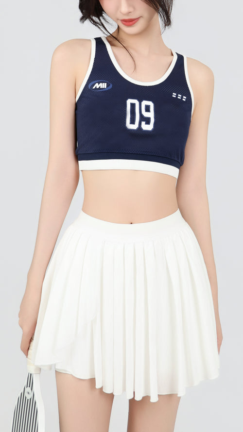 ALTHLETIC MESH CROPLETIC MESH TOP