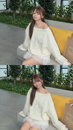 Lace Sweatshirt
