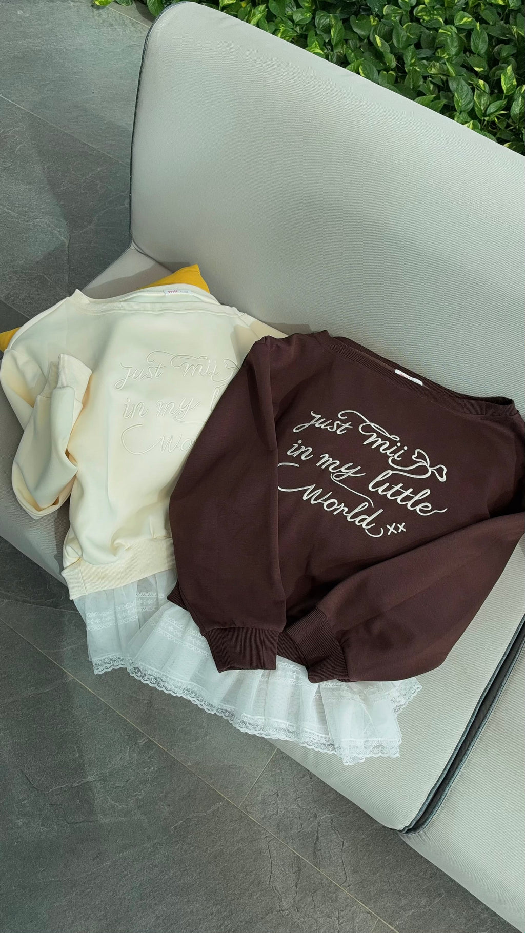 Lace Sweatshirt