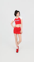VARSITY CROP TEE