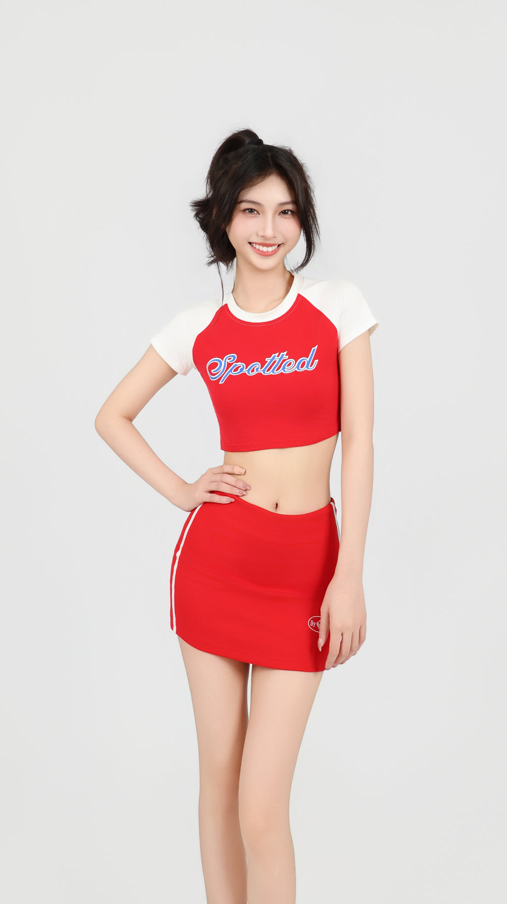 VARSITY CROP TEE