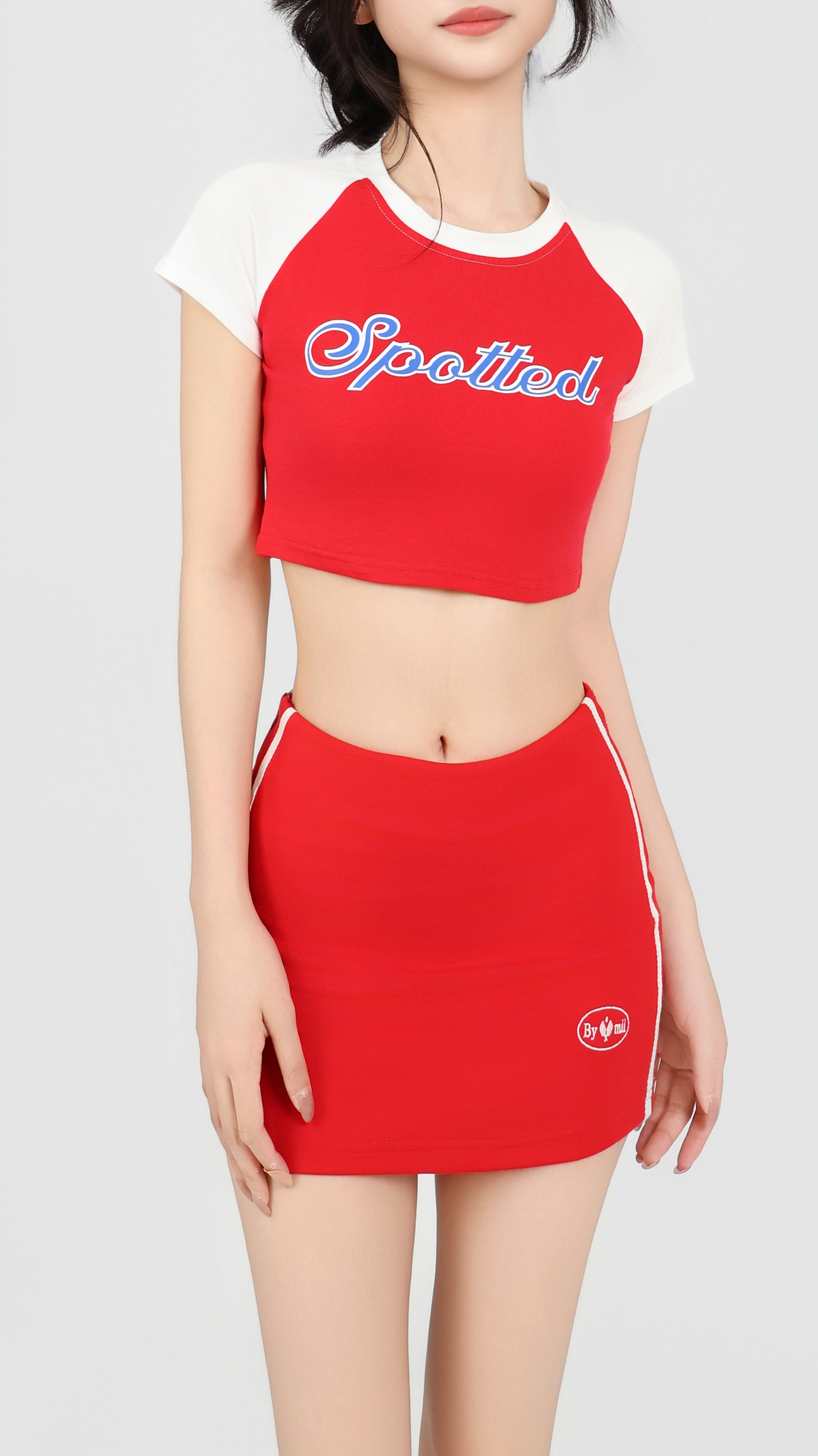 VARSITY CROP TEE