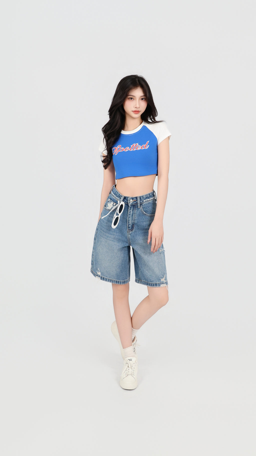 VARSITY CROP TEE