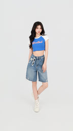 VARSITY CROP TEE