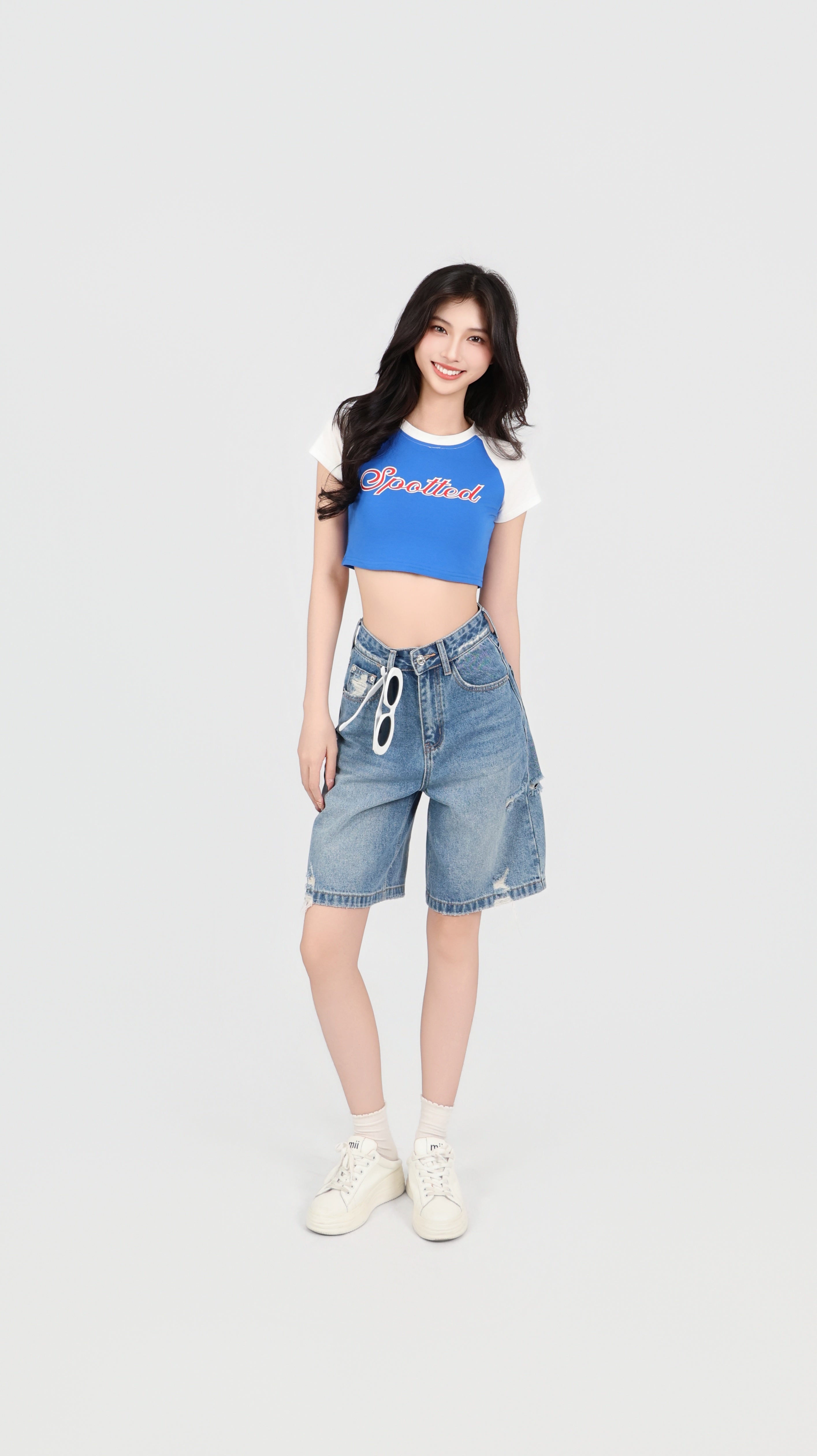 VARSITY CROP TEE