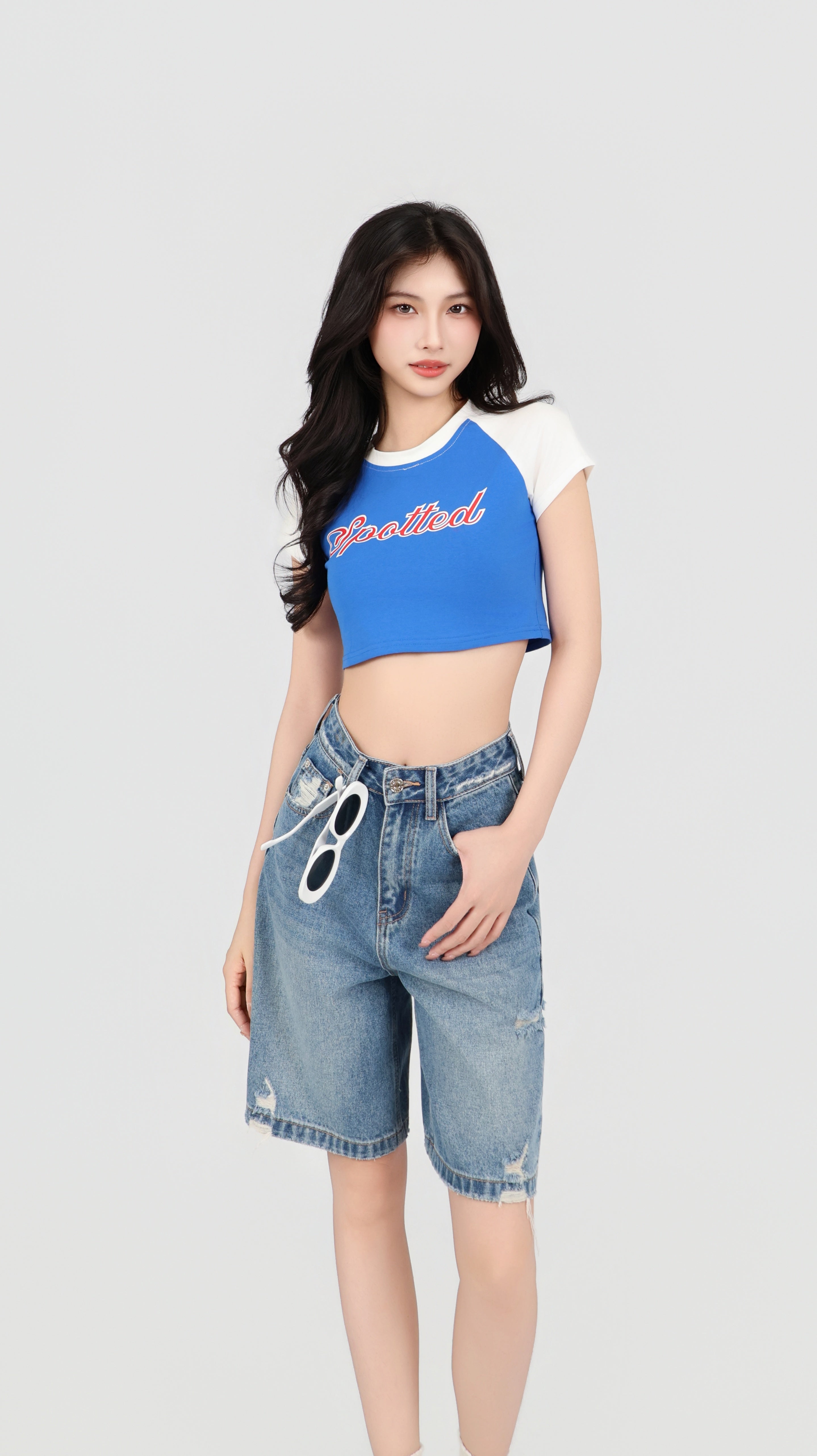 VARSITY CROP TEE
