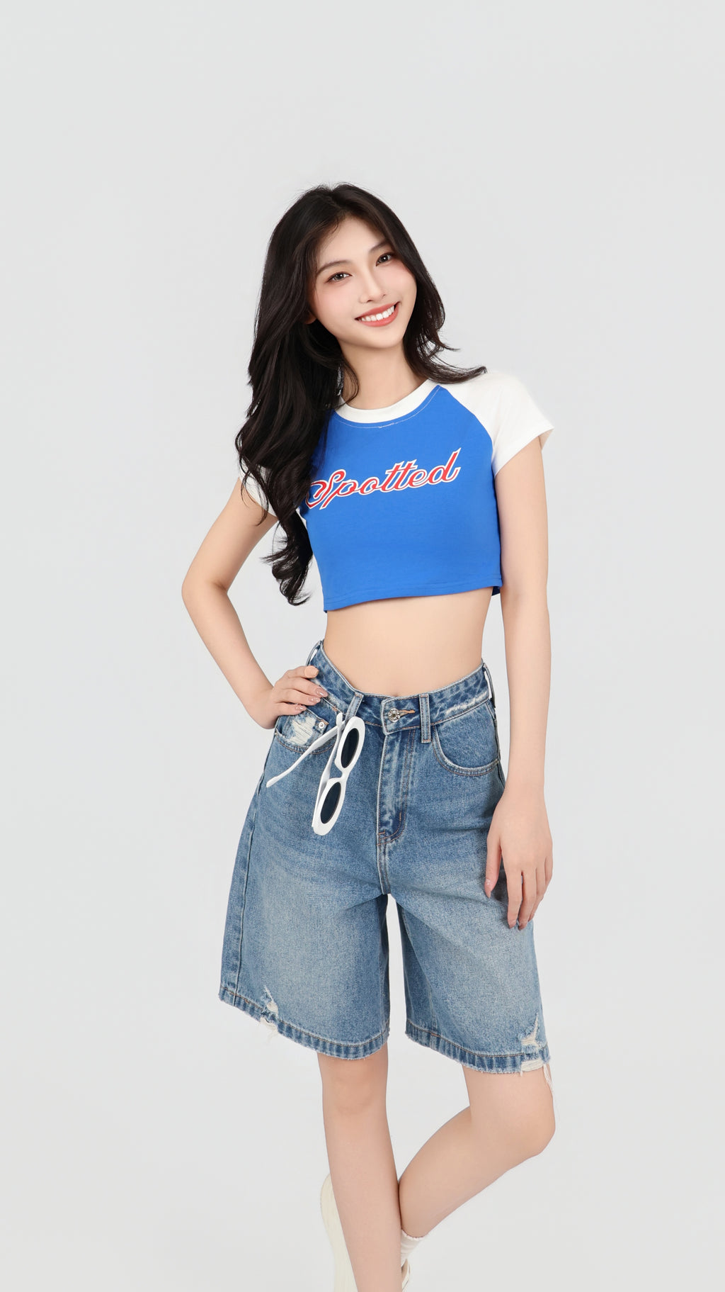 VARSITY CROP TEE