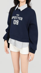 COLLAR SWEATER TOP