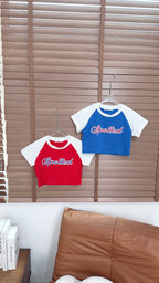 VARSITY CROP TEE