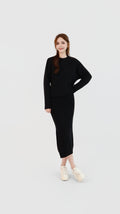 KNIT SWEATER + SKIRT SET