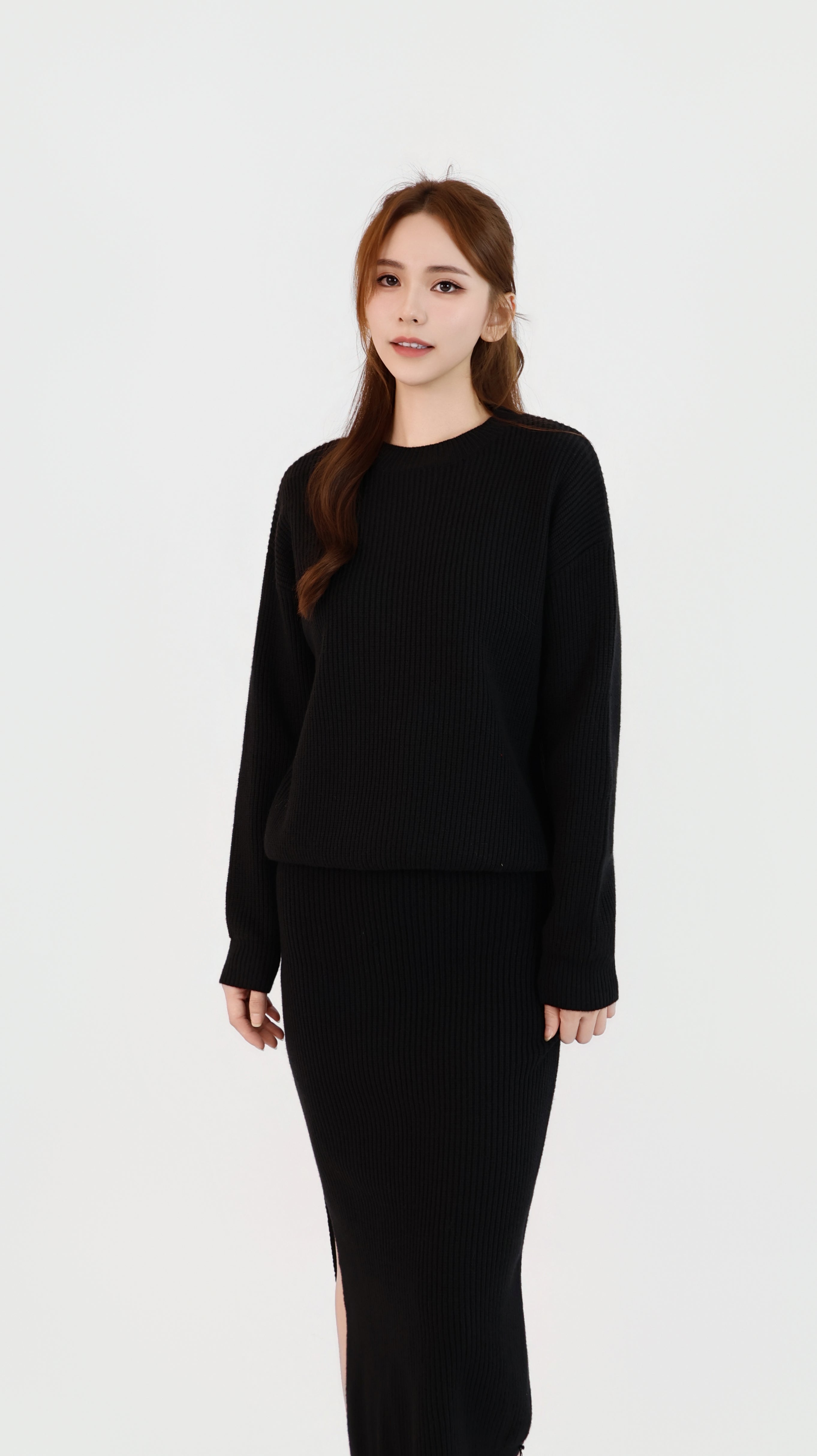 KNIT SWEATER + SKIRT SET