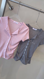 WAFFLE BUTTON TOP