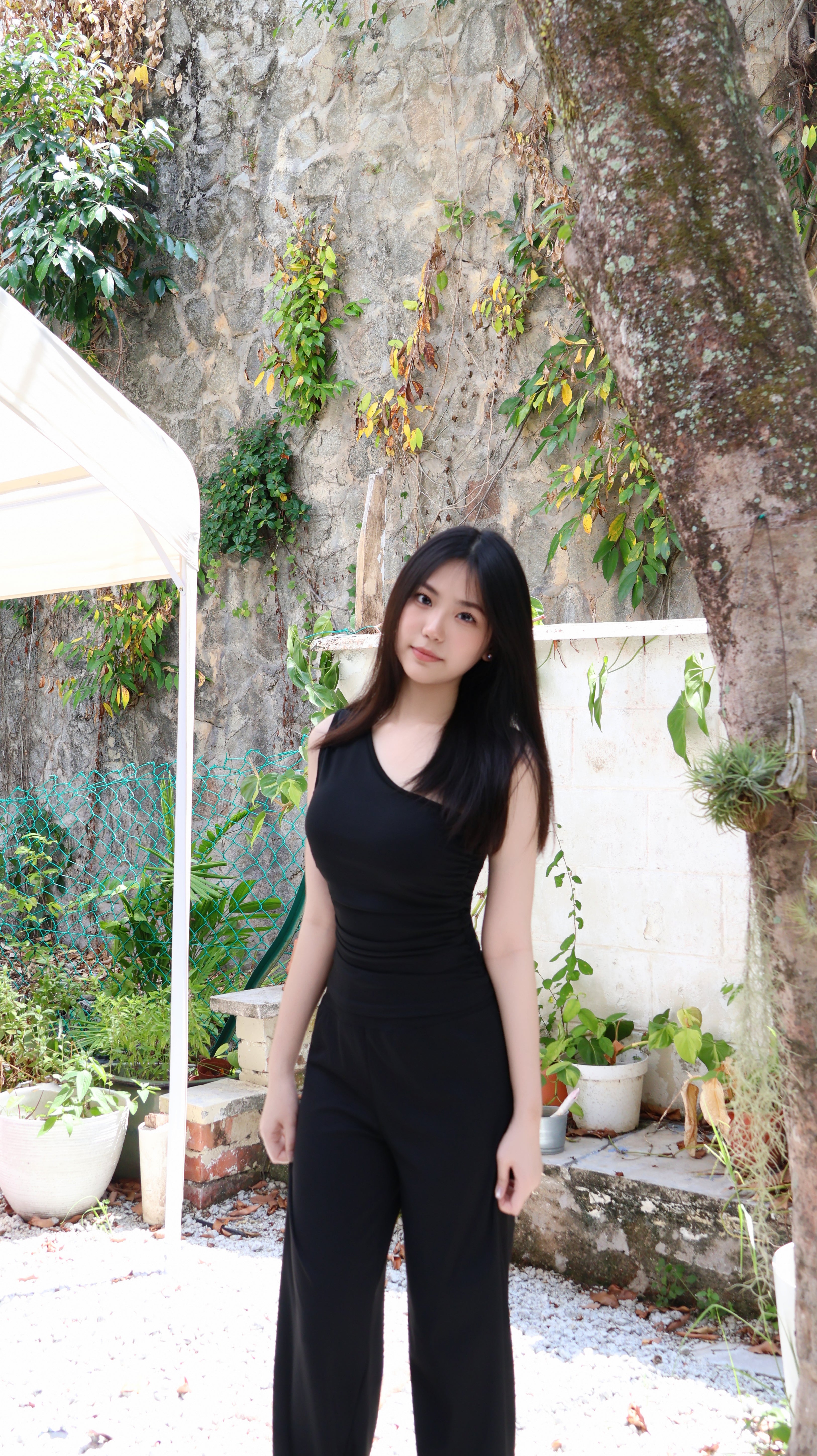 CONTOUR ONE SHOULDER TOP