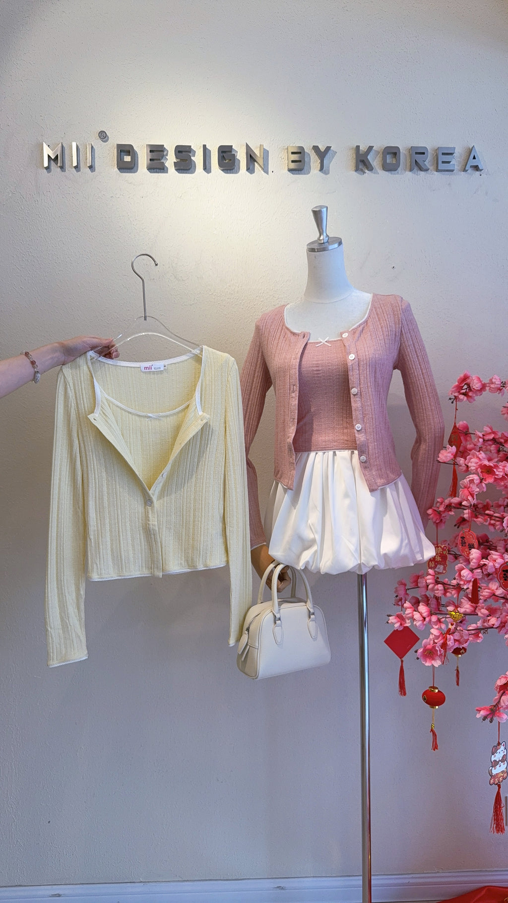 SINGLET + CARDIGAN SET