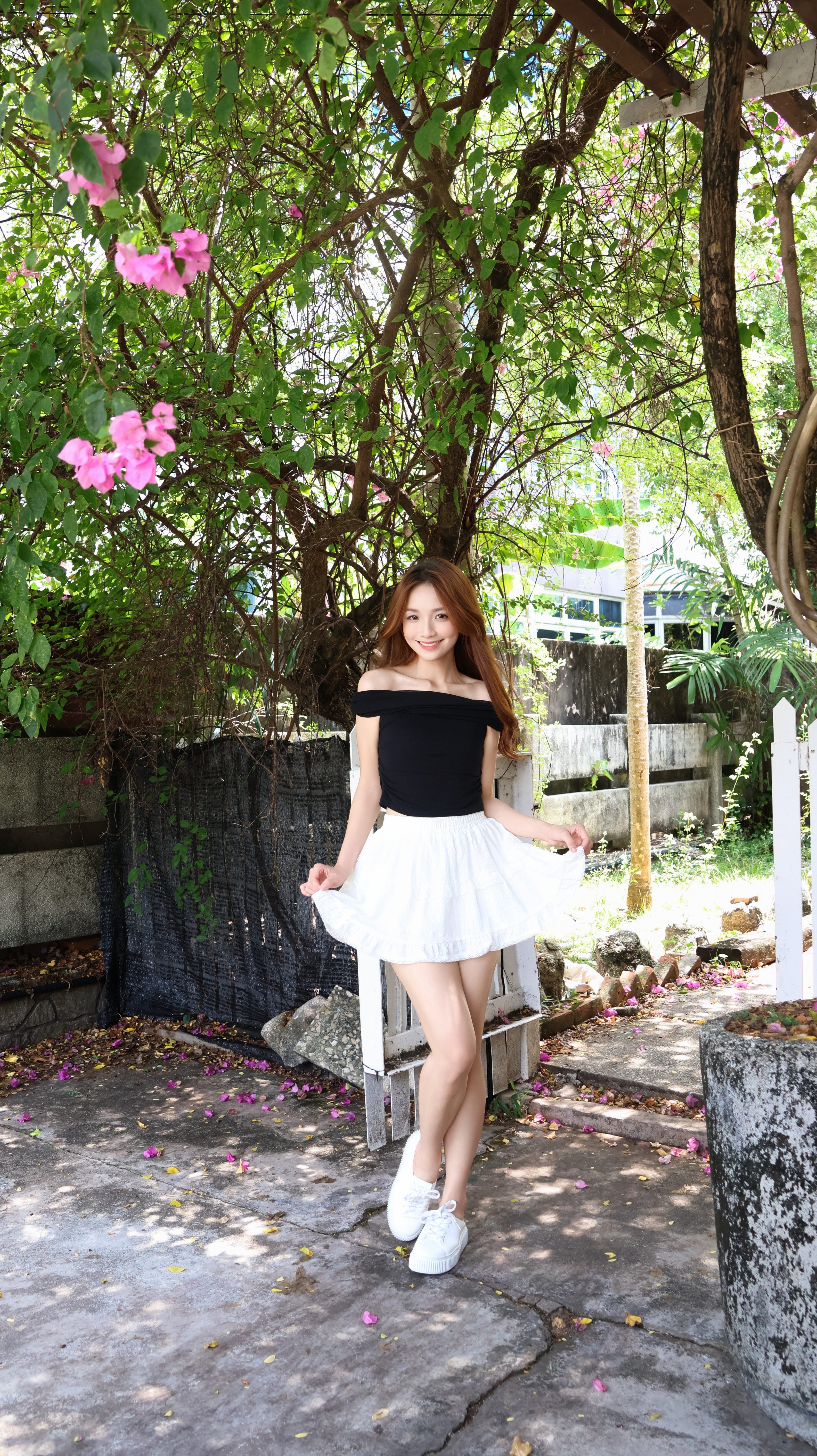 CARAMEL RUFFLE SKIRT
