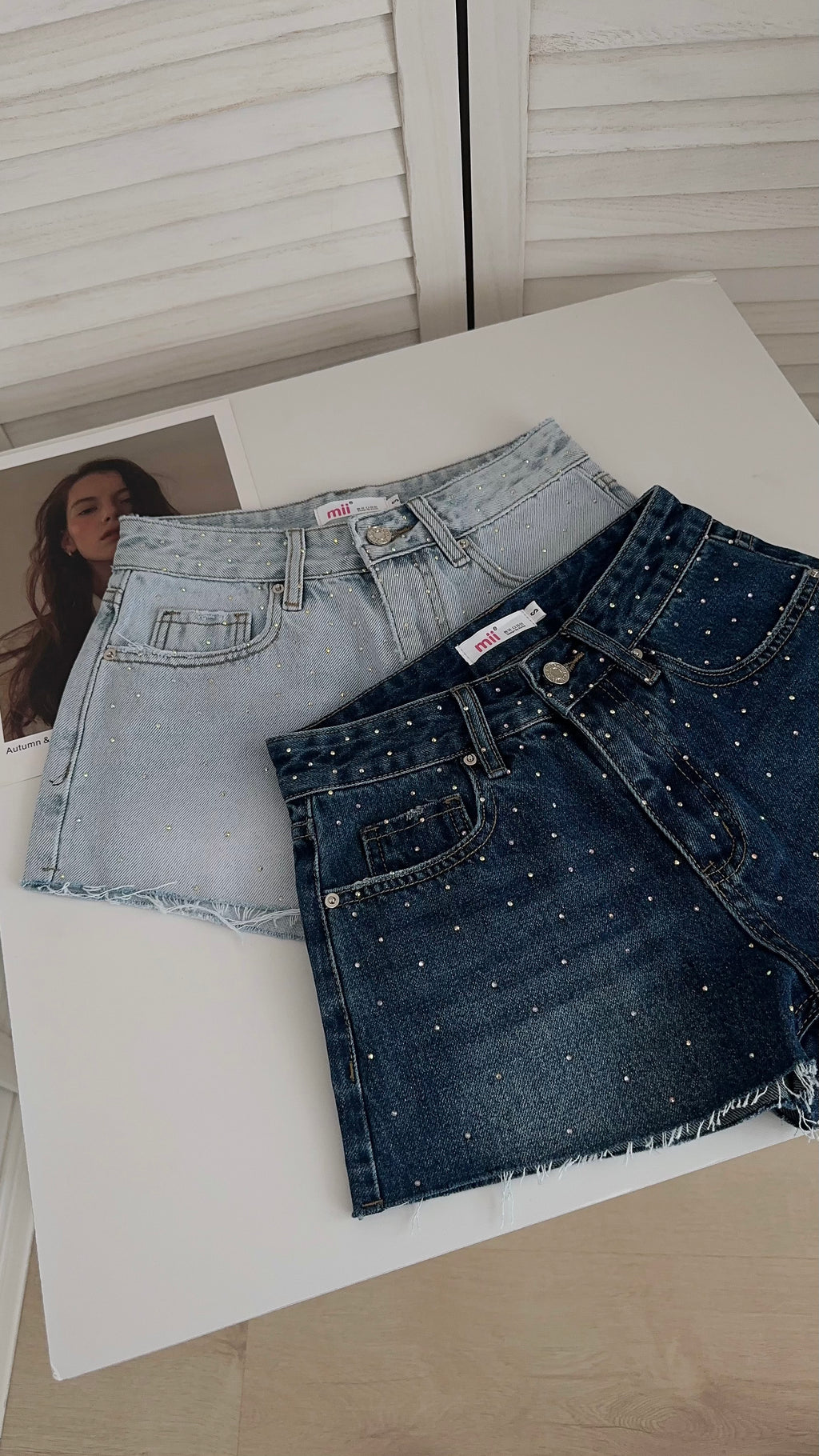 STARDUST DENIM SHORT