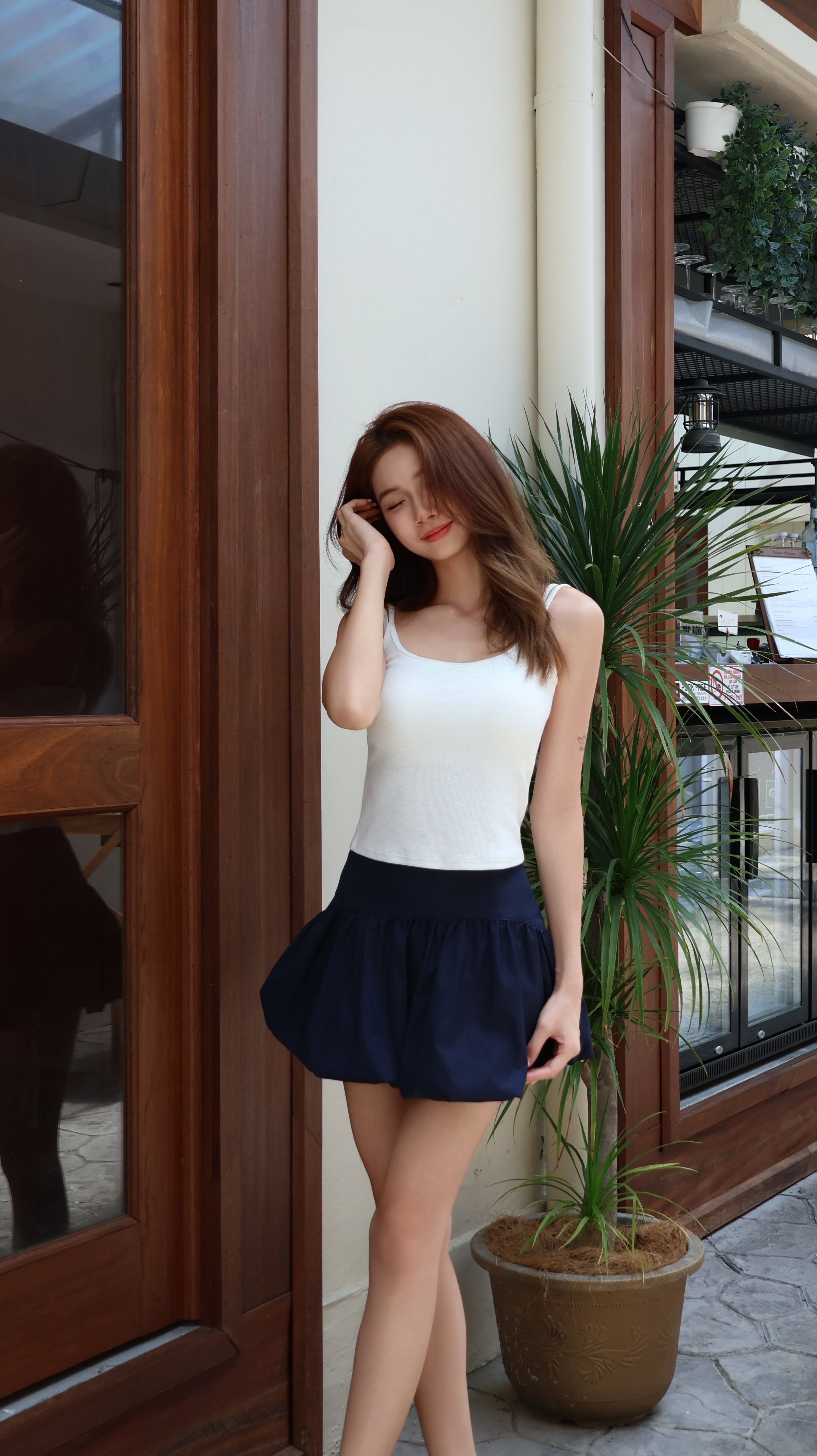 PUFFED SKORT