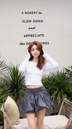 PUFFED SKORT