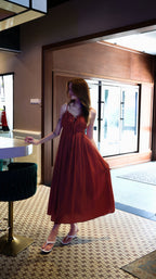 RUCHED MUSE DRESS