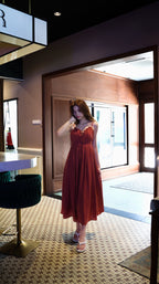 RUCHED MUSE DRESS