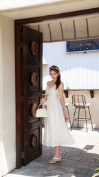 RUCHED MUSE DRESS