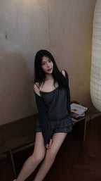 LAYERED CHECK TWIN SET