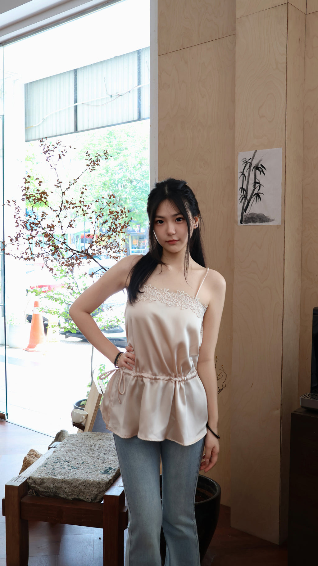 LACE WHISPER CAMI TOP