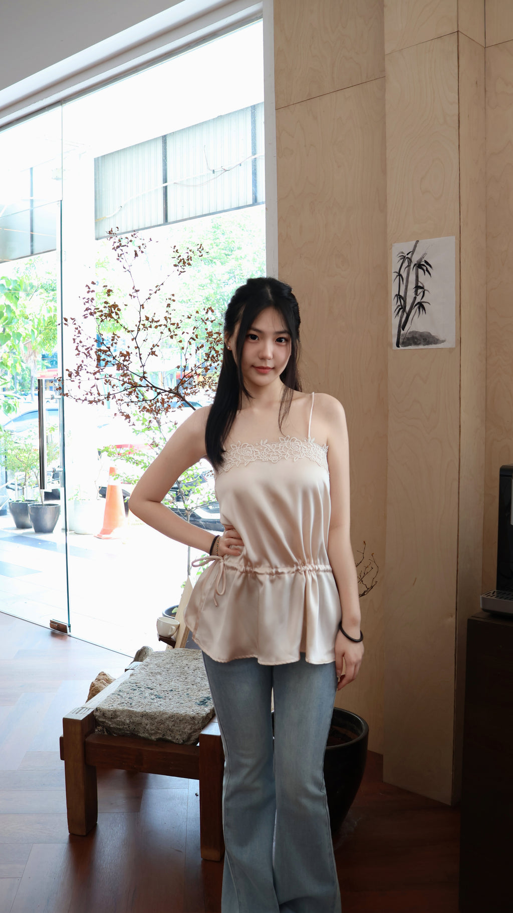 LACE WHISPER CAMI TOP