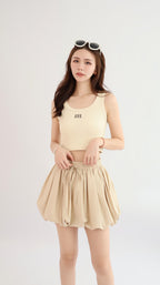 PUFFED SKORT