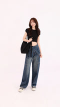 DETACHABLE POCKET DENIM PANT