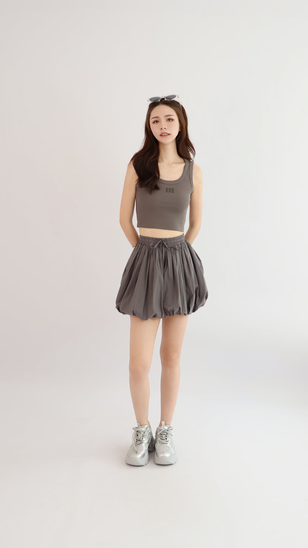 PUFFED SKORT